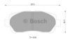 BOSCH 0 986 AB1 012 Brake Pad Set, disc brake